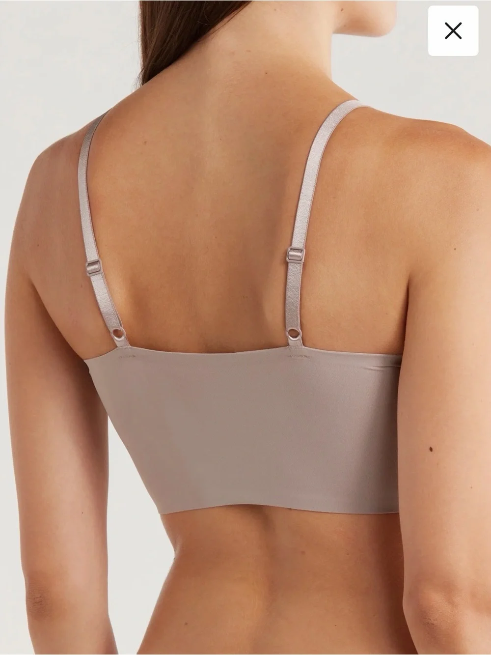 True Body Lift Full Cup Triangle Bra True & Co $49.00 XL Taupe